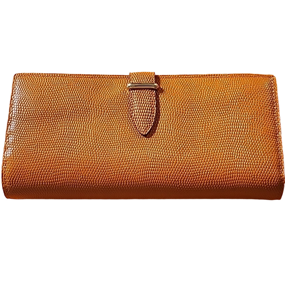 epoi GANZO long wallet orange